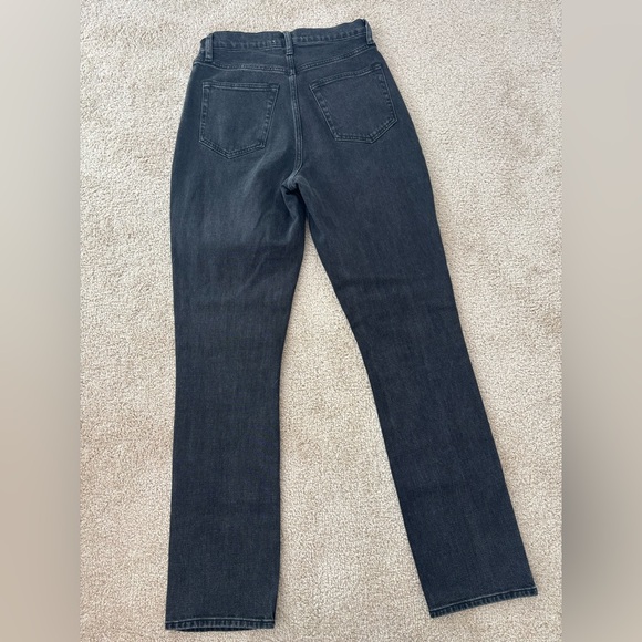 Abercrombie & Fitch Curve Love Ultra High Rise 90s slim Straight Jeans crossover - Picture 5 of 7